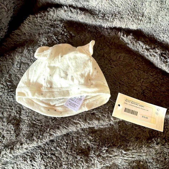 2/$20 NWT! PETIT BATEAU BABY HAT - stars! - Picture 2 of 8